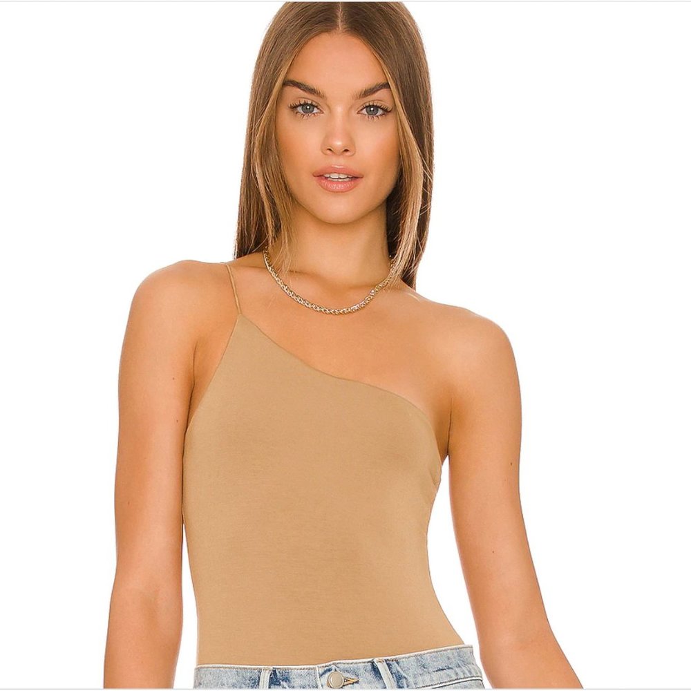 Good American One Shoulder Bodysuit